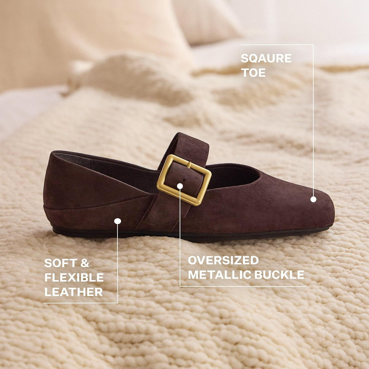 Franco Sarto Oakes Zapatos Tipo Ballet para Mujer | Zapatos de oficina