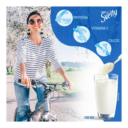 Svelty con Colágeno Adicionado de Fibra, Proteína, Vitamina C y Calcio, Lata de 1.6 kg