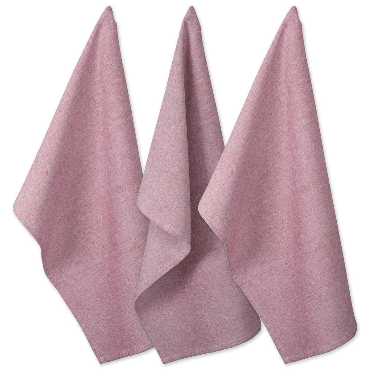 DII Mantel Rectangular de Chambray, 152 x 213 cm, Rojo Granero - Chambray Barn Red - Paños de cocina