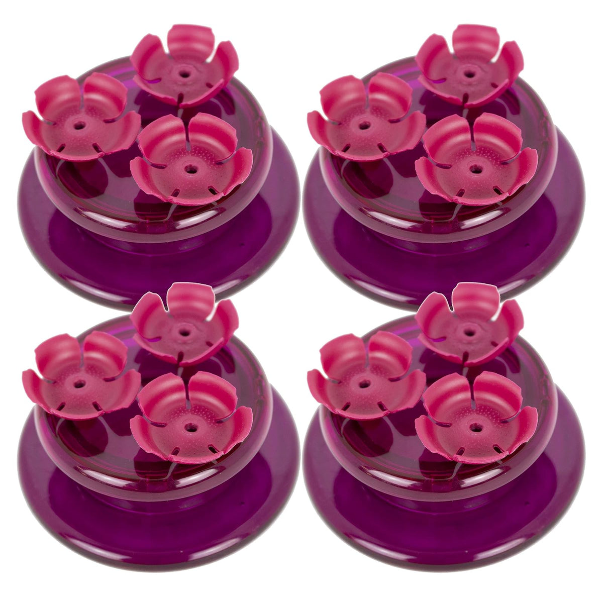 Perky-Pet 9100 - Alimentador de colibrí de Mano y Mesa, Paquete de 4