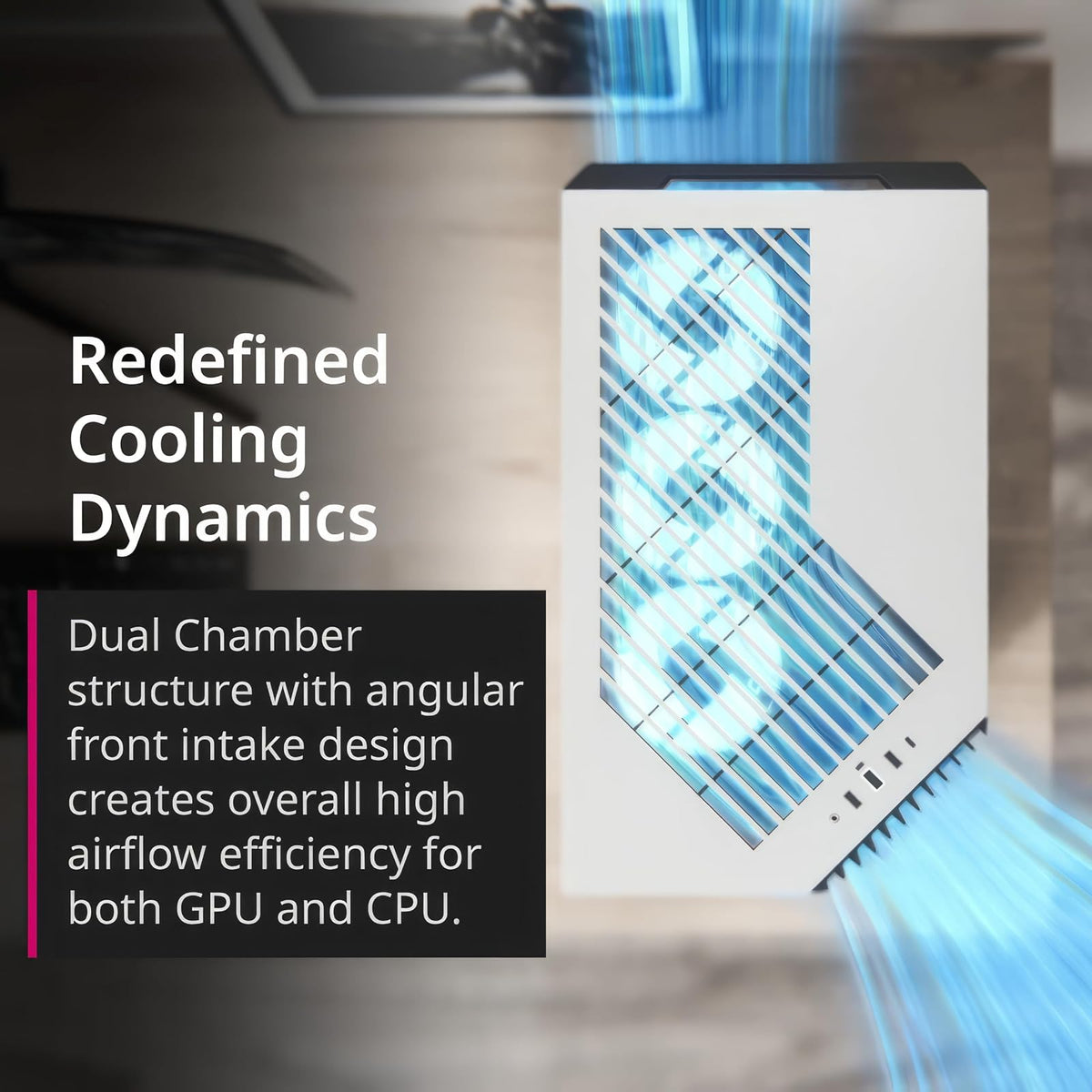 APNX V1 Black & White – ATX, Dual Tone Gamer RGB Build