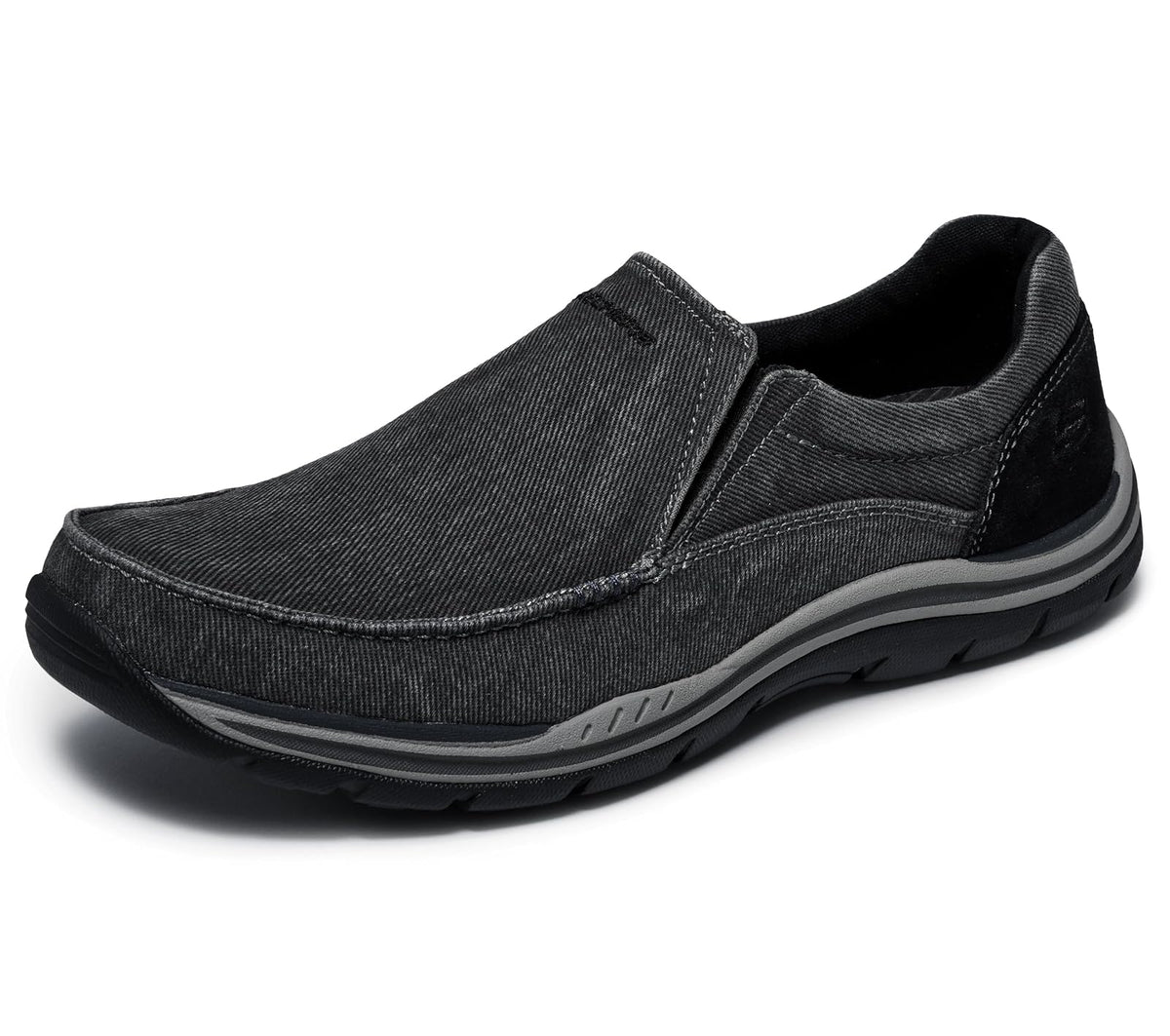 Mocasines sin Cordones Skechers Expected Avillo para Hombre - 30.0 cm - Negro