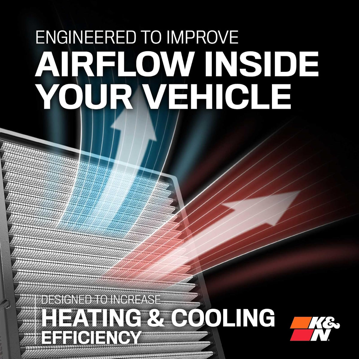 K&N Premium Cabin Air Filter: High Performance, Washable, Clean Airflow to your Cabin: Compatible with Select 2000-2019 Toyota/Subaru/Land Rover/Jaguar/Lexus/Scion Vehicle Models, VF2000