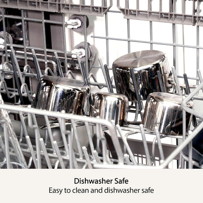 All-Clad 59917 Stainless Steel Measuring Cups Cookware Set, 5-Piece, Silver
