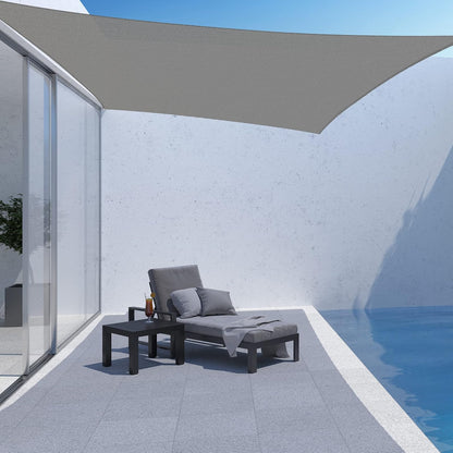 AsterOutdoor - Toldo rectangular de 6 x 10 pies, con bloqueo UV para patio, patio, césped, jardín, actividades al aire última intervensión, grafito