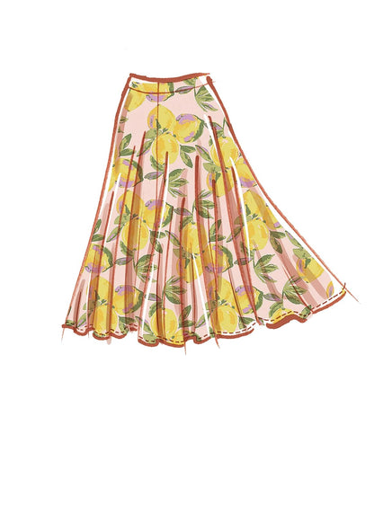 McCall's Kit de patrones de costura para falda/pantalones, Y (XS-M), multicolor, 2 piezas