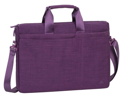 Rivacase 8335 15.6" Maletín Púrpura - Funda (39.6 cm (15.6"), Maletín, Púrpura, Poliéster, Monótono, Resistente a rayones)