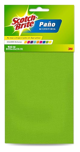 Chemical Guys TVD11316 - Pulverizador de neumáticos Extra Brillante (Funciona en Goma, Vinilo y plástico), 16 onzas + 3M Scotch-Brite Paño Microfibra de Colores