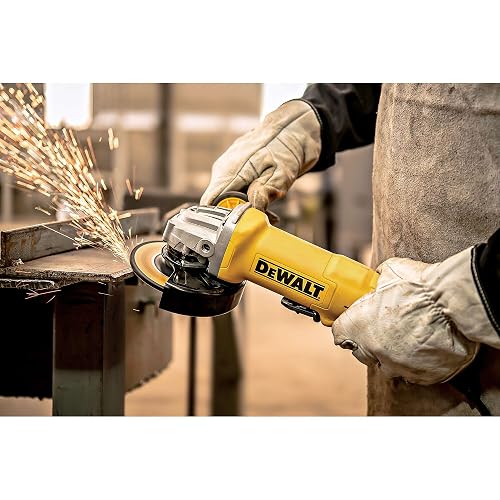 DEWALT Esmeriladora Angular de 4-1/2" (115mm) - 5" (125mm), 1200W, DWE4212
