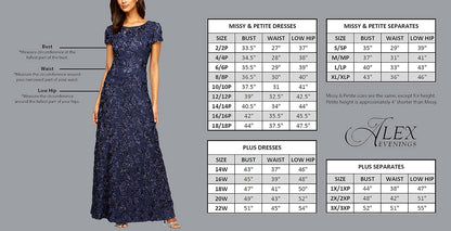 Alex Evenings Vestido Midi con Cuello Redondo y Chamarra (Petite y Regular) Vestido para ocasión Especial para Mujer