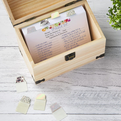 Avery Ultra Tabs Luxe Collection, mini pestañas de 1 x 1.5 pulgadas, diseños holográficos iridiscentes, reposicionables, 32 en total (74178)