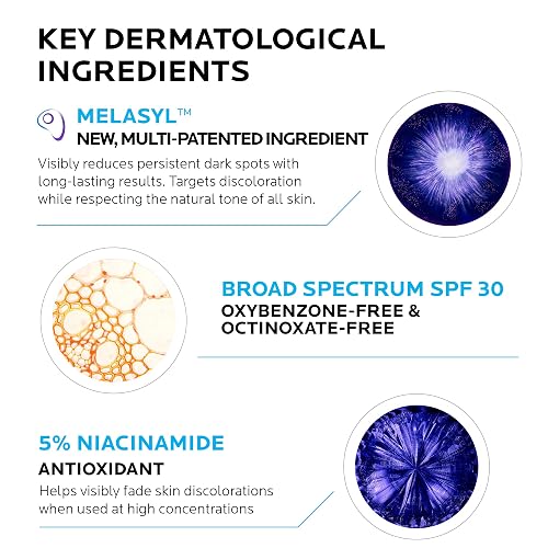 La Roche-Posay Mela B3 Tratamiento Anti-Manchas Corrector, Protector SPF 30 con Niacinamida y Melasyl™, Mejora la Apariencia de las Manchas Oscuras, 40 ml