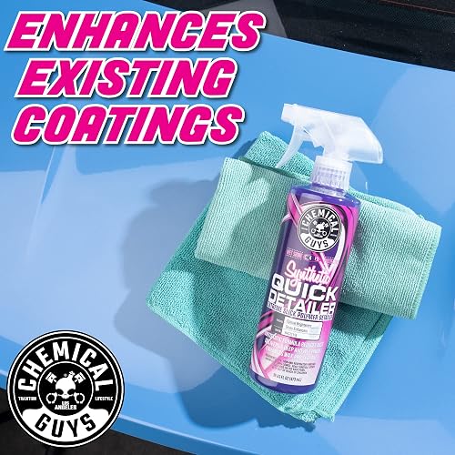 Chemical Guys Detallador Sintético Rápido, Detallador Polímero Extremadamente Resbaladizo, Ideal para Automóviles, Camiones, Todoterrenos, Motocicletas, Autocaravanas y Más, 3,79 L
