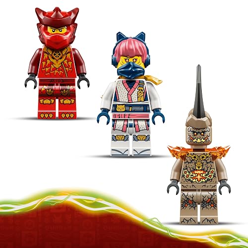LEGO Ninjago Pack de Combate: Mech Dragón de Kai – Mech de Juguete – Juego con 3 Minifiguras, Entre Ellas Kai y Sora – Set de Construcción para Niños y Niñas Desde 6 Años – 71851