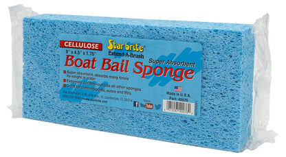STAR BRITE 040076 - Esponja de celulosa para Barco Grande, 9 x 4 1/2 x 1 3/4