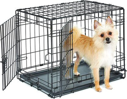 New World Caja Plegable de Metal para Perro - Puerta doble - 60.96 cm