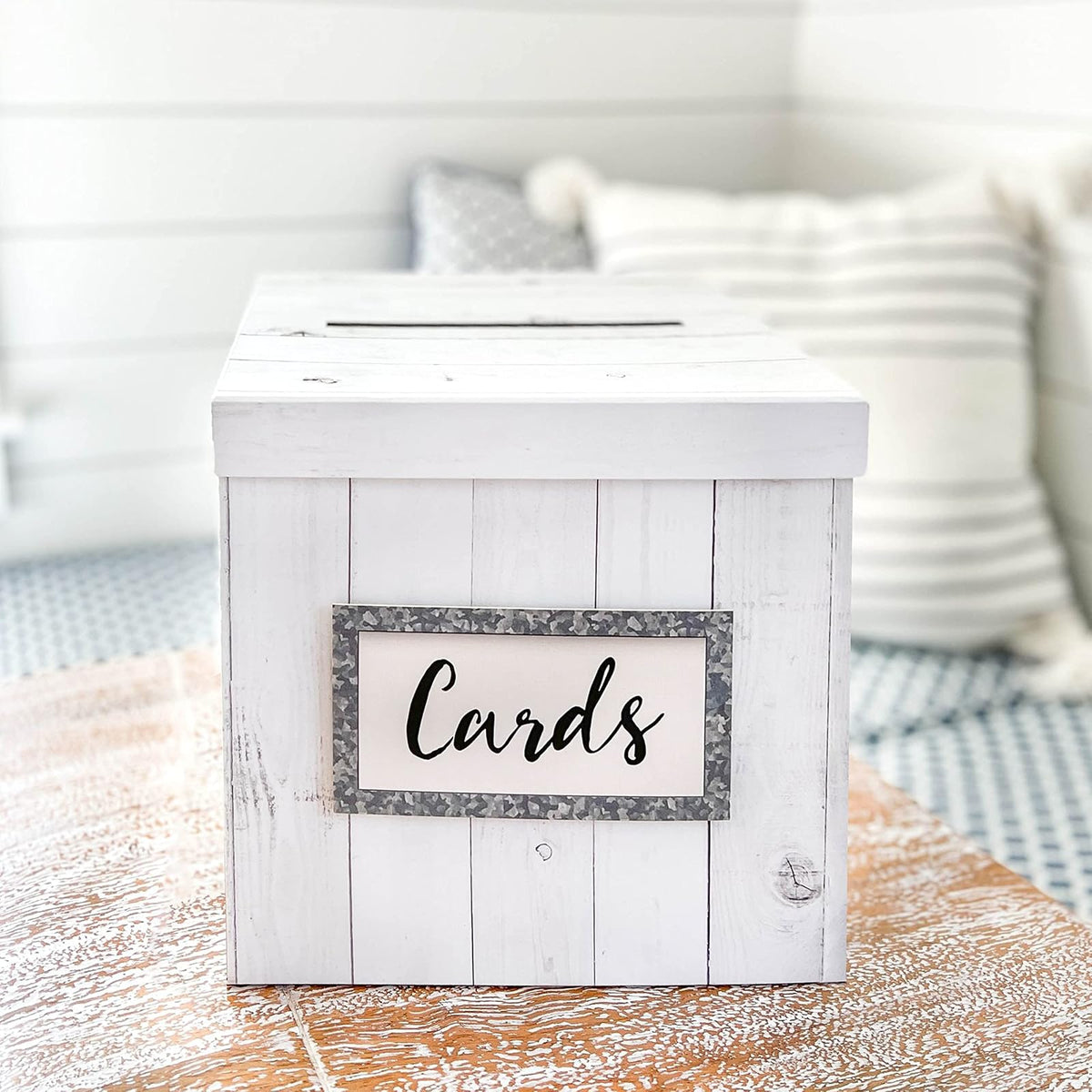 Kate Aspen - 28469NA Kate Aspen Rustic Wood Gift Card Box, One Size