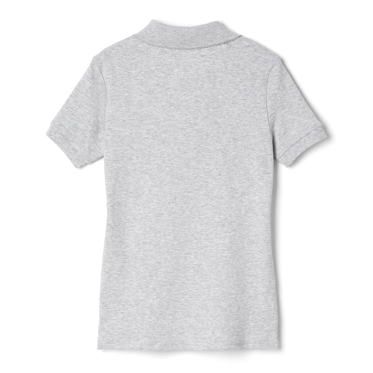French Toast Girls' Short Sleeve Picot Collar Polo School Uniform Shirt (Standard and Plus)