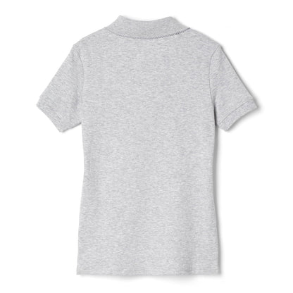 French Toast Girls' Short Sleeve Picot Collar Polo School Uniform Shirt (Standard and Plus)