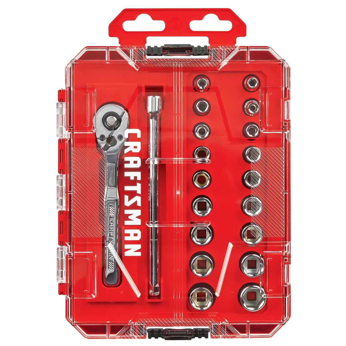 CRAFTSMAN - Juego de herramientas mecánicas de 1/4 pulgadas, 20 piezas (CMMT12108)