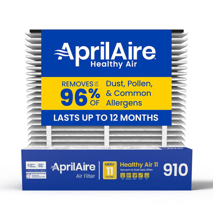 AprilAire 910 - Filtro de repuesto para purificadores de aire AprilAire para toda la casa, MERV 11, filtro de aire limpio y polvo, 25 x 20 x 4 (paquete de 1)