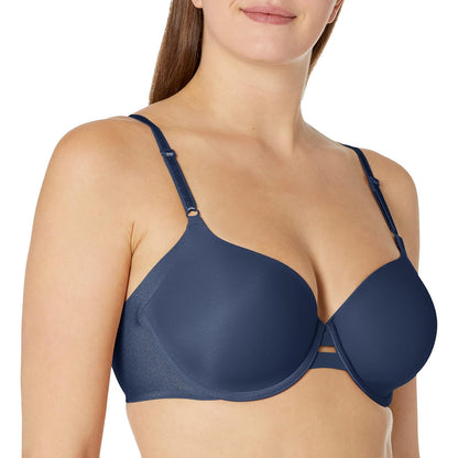 Warner's Simply Perfect Brasier sin Varillas para Mujer, Talla Grande - 38B - Azul (Button Blue)