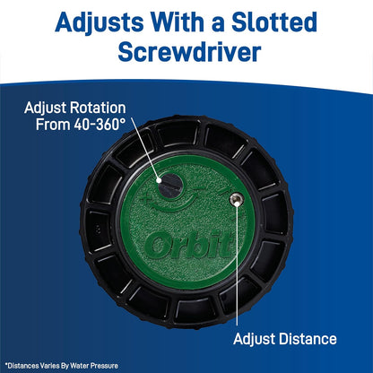 Orbit Watermaster 55461 Voyager - Cabezal de aspersor Ajustable de 4 Pulgadas, Paquete de 2