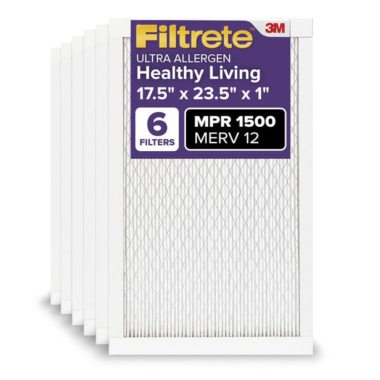 Filtrete Healthy Living filtro, 6 unidades, 17.5x23.5x1