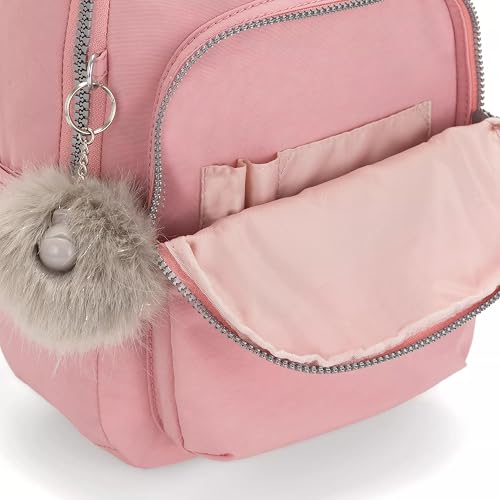 Kipling Seoul - Mochila pequeña para mujer, duradera, correas acolchadas para los hombros con funda para tablet