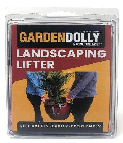 SHOULDER DOLLY GardenDolly - Correas de elevación de paisajismo, Mover Objetos Pesados de jardín, macetas, Rocas, elevación Segura de hasta 800 Libras.