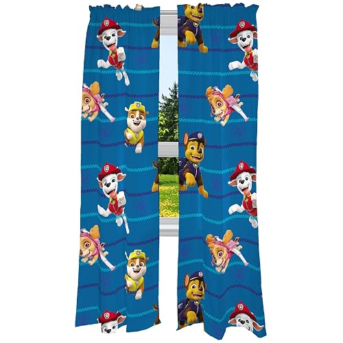 Franco Juego de Cortinas de Ventana para habitación de niños, 82 x 84 Pulgadas, Patrulla Canina