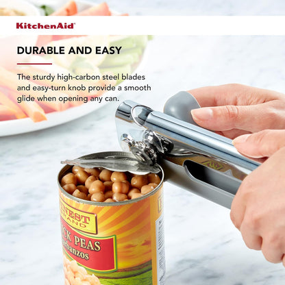 KitchenAid - Abrelatas multifunción sin ensuciar, talla única, color gris