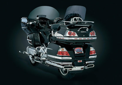 Kuryakyn Luces traseras cromadas 3209 para Honda Gold Wing GL1800 2006-10, Paquete de 4