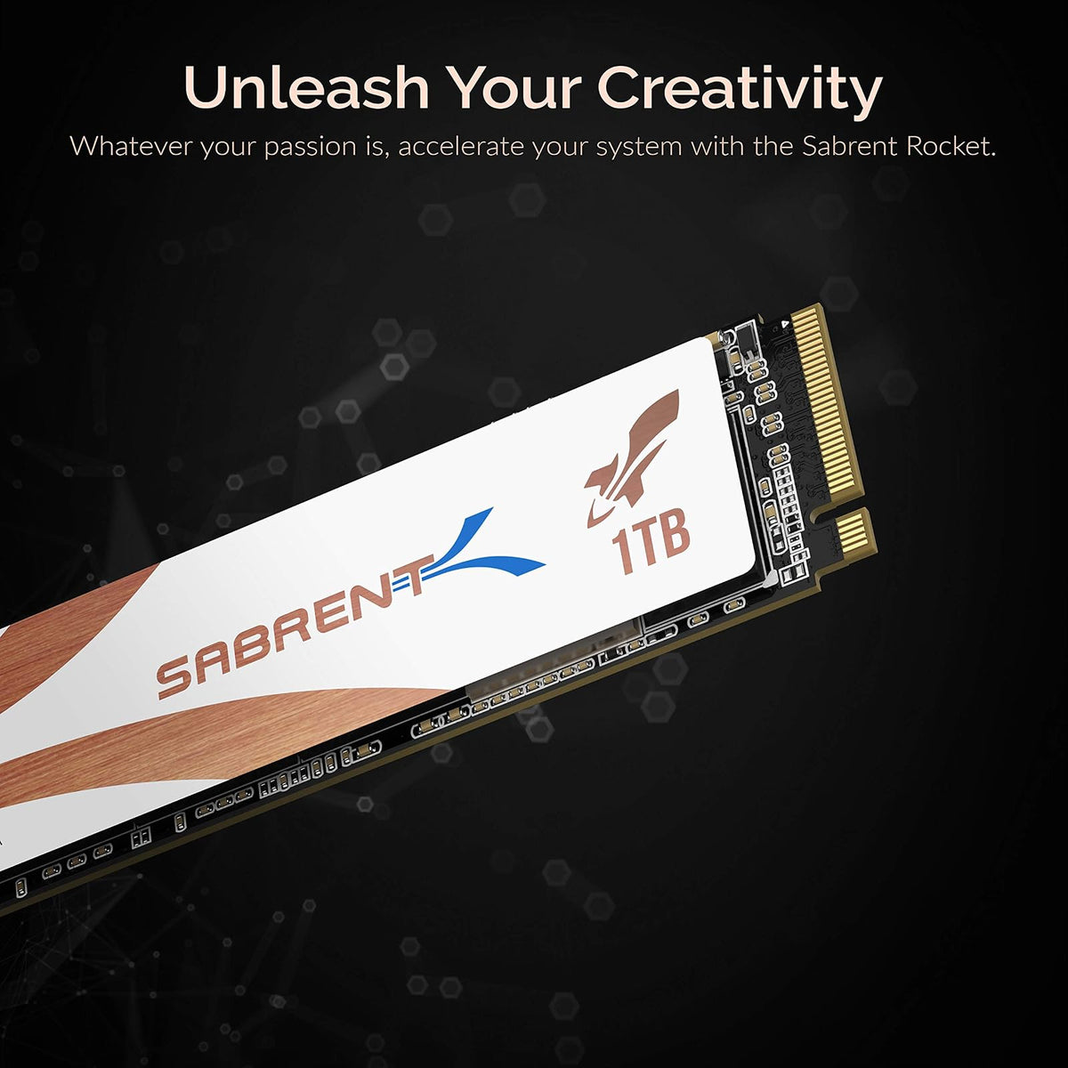 SABRENT 1TB Rocket Q4 NVMe PCIe 4.0 M.2 2280 SSD Interno de máximo Rendimiento con disipador de Calor | R/W 4700/1800 MB/s (SB-RKTQ4-HTSS-1TB)