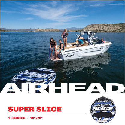 Airhead Super Slice | Tubo remolcable para 1-3 Jinete para navegar