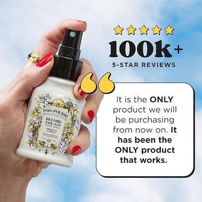Poo-Pourri PP-004-CB Before-You-Go Toilet Spray, Original Citrus Scent, 4 oz Bottle
