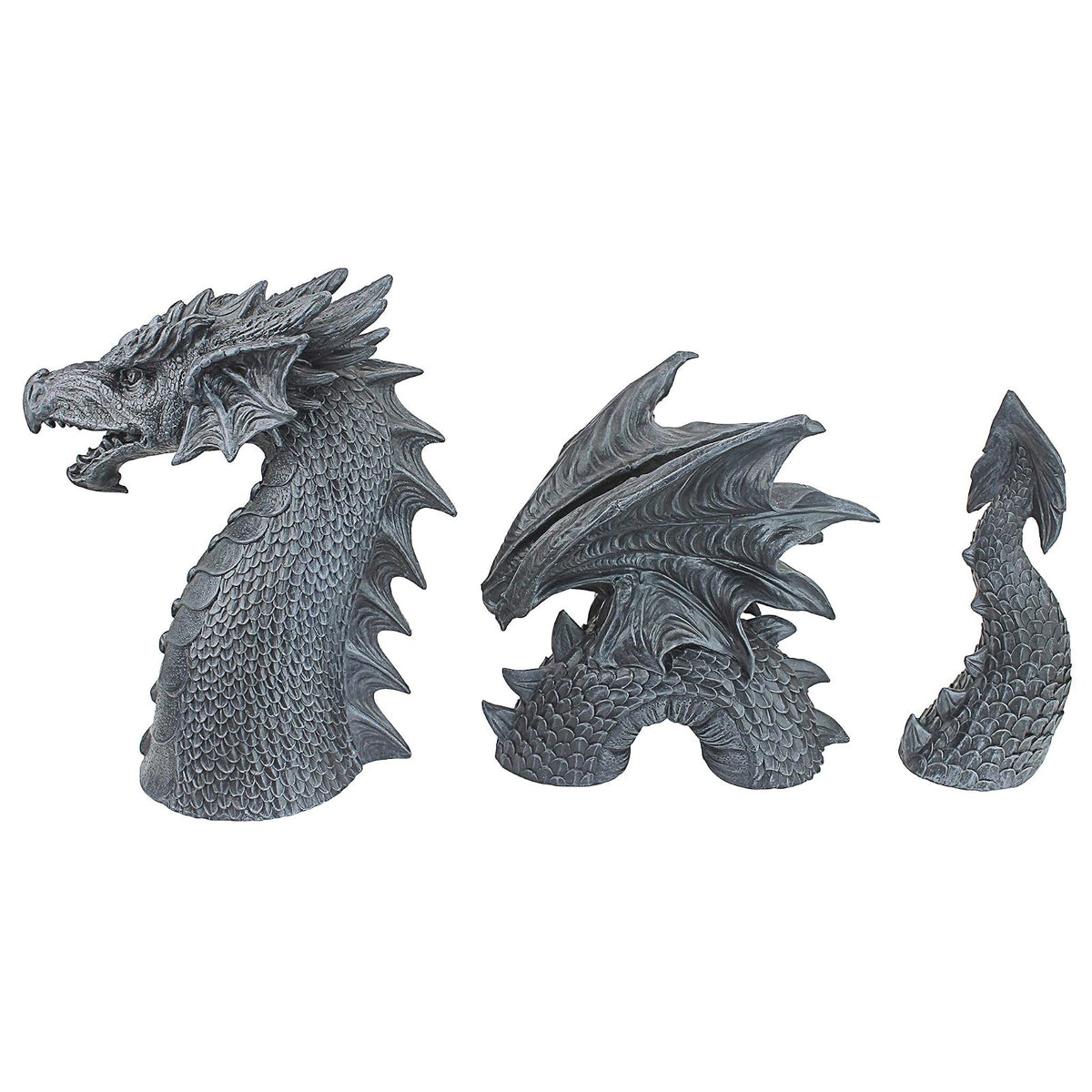 Design Toscano - Estatua, The Dragon of Falkenberg Castle, Gris