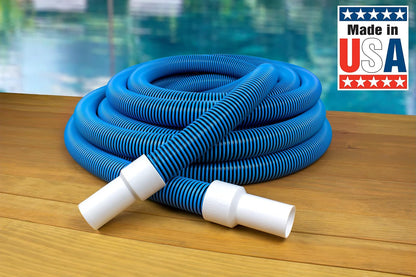Poolmaster - Manguera de Aspiración para Piscina Enterrada de Alta Resistencia, 1-1/2 Pulgadas x 50 Pies, EVA, Azul, 1 Unid.