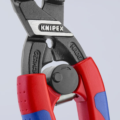 Knipex 71 12 200 SB Cobolt Corta-Alambres Compactos con Fundas Esbeltas en Dos Componentes, 200 mm, color negro