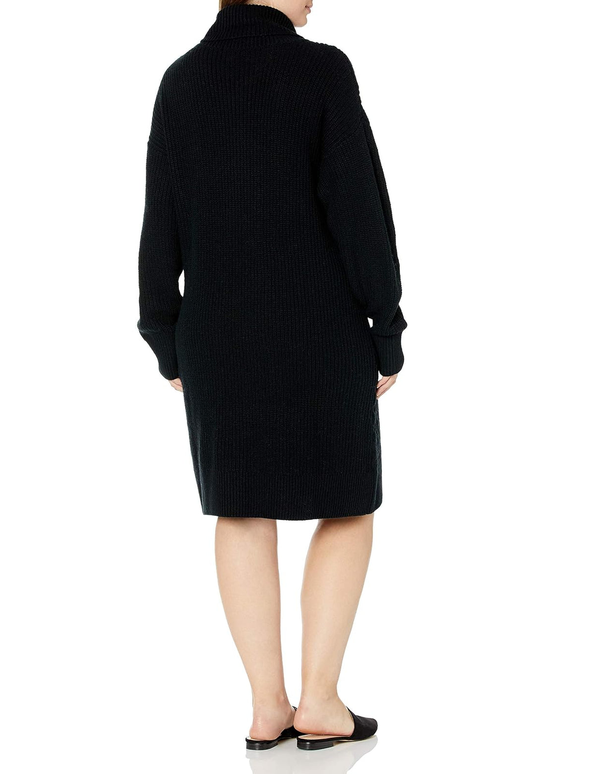 The Drop Rosalie Minivestido Para Mujer, de Punto Trenzado en Punto Trenzado, Negro, M