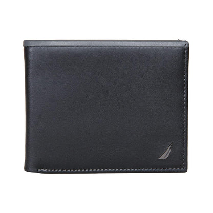 Nautica Pop Color Leather Bifold Wallet