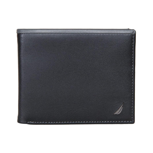 Nautica Pop Color Leather Bifold Wallet