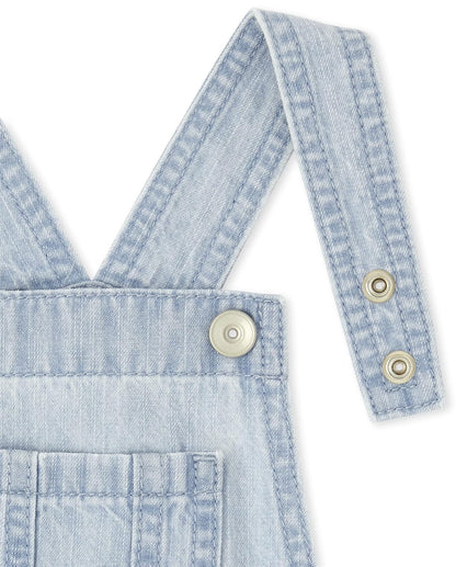 The Children's Place And Toddler Girls Denim Shortalls Mamelucos bebés niñas