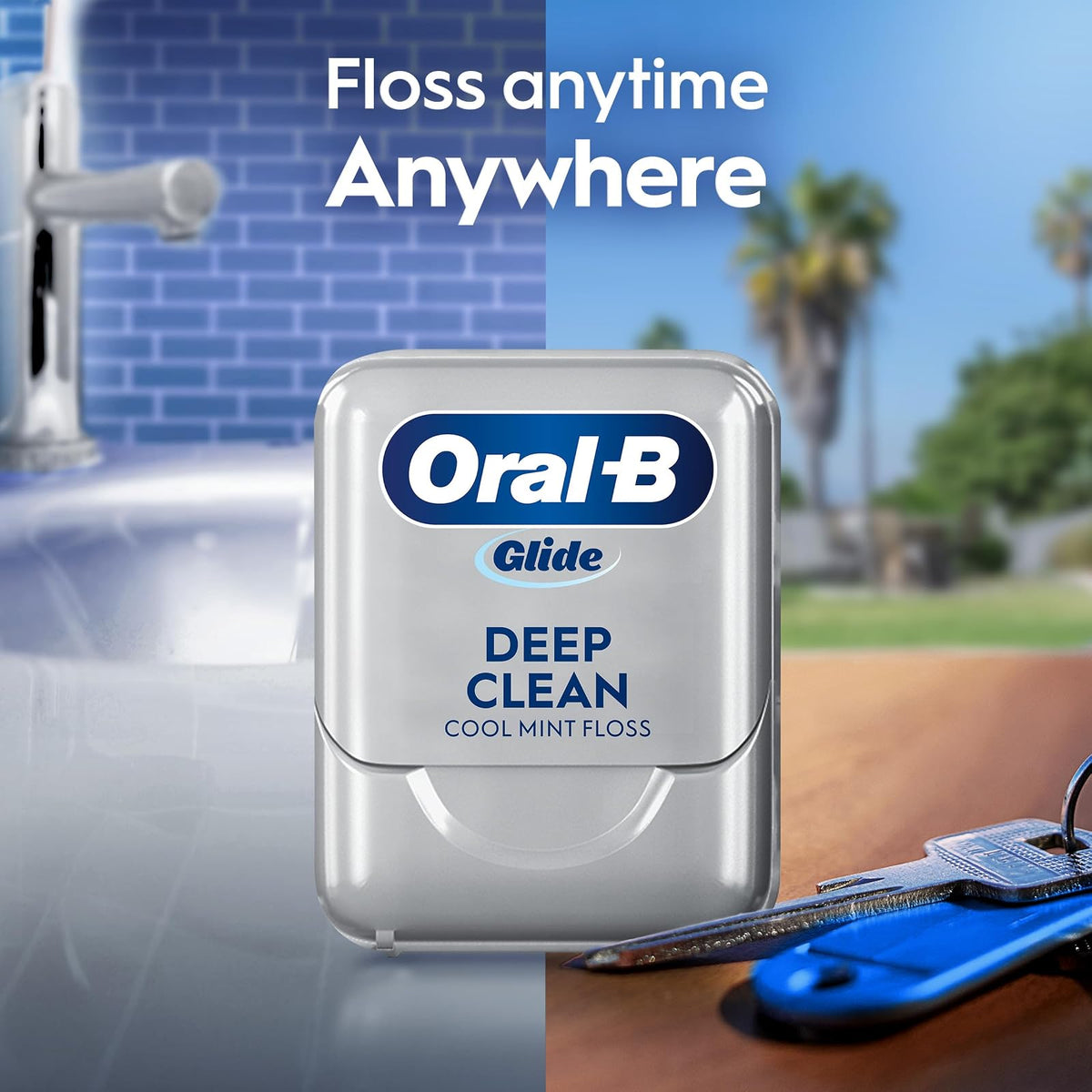 Glide Oral-B Pro-Health Deep Clean Floss, Mint, Pack of 6