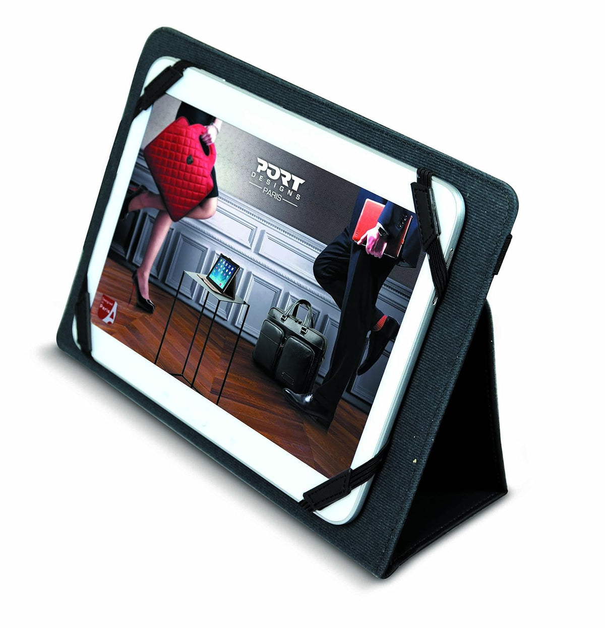 Port 201310 Noumea Folio/Funda Universal Tablet 7/8", Negro