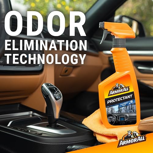 Armor All - Limpiador de ambientador de Automóvil con protección UV contra Grietas y decoloración, Niebla Fresca, 16 onzas líquidas