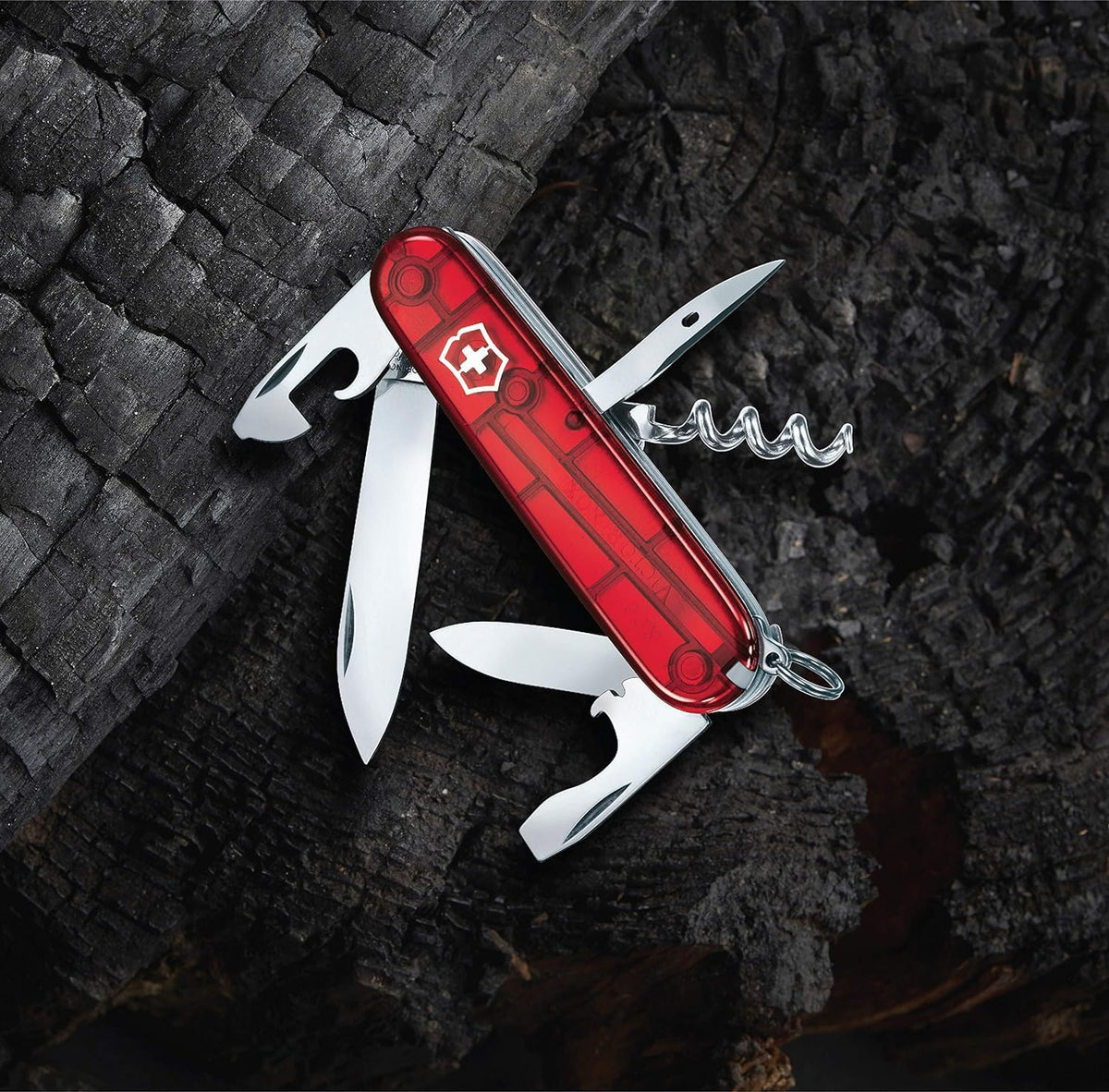 Victorinox Paquete Navaja Spartan Roja Con Funda Y Cordón