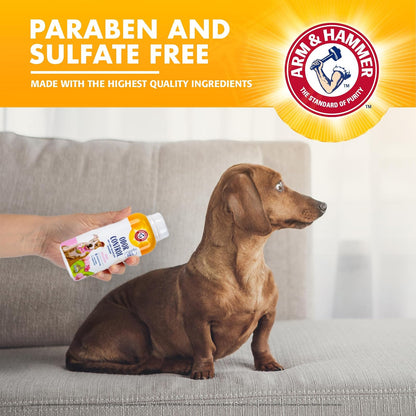 Arm & Hammer for Pets Champú seco en Polvo para Perros con Control de olores, el Mejor champú sin Agua para Eliminar olores para Perros y Cachorros, Aroma a Flor de Kiwi, 4.2 onzas