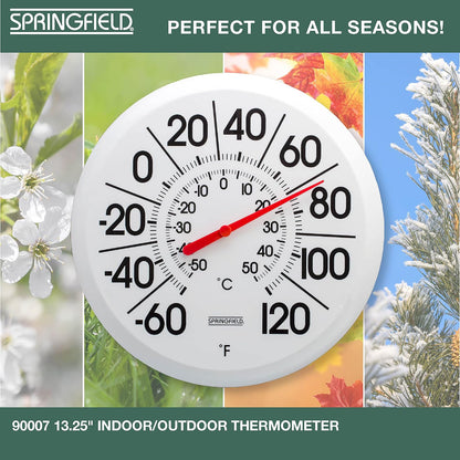 Springfield Big and Bold Outdoor Thermometer (13.25-Inch)