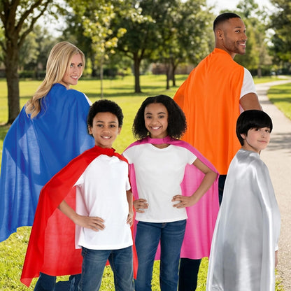 Amscan - Capa de superhéroe Dress Up Costume Party accesorio, Azul